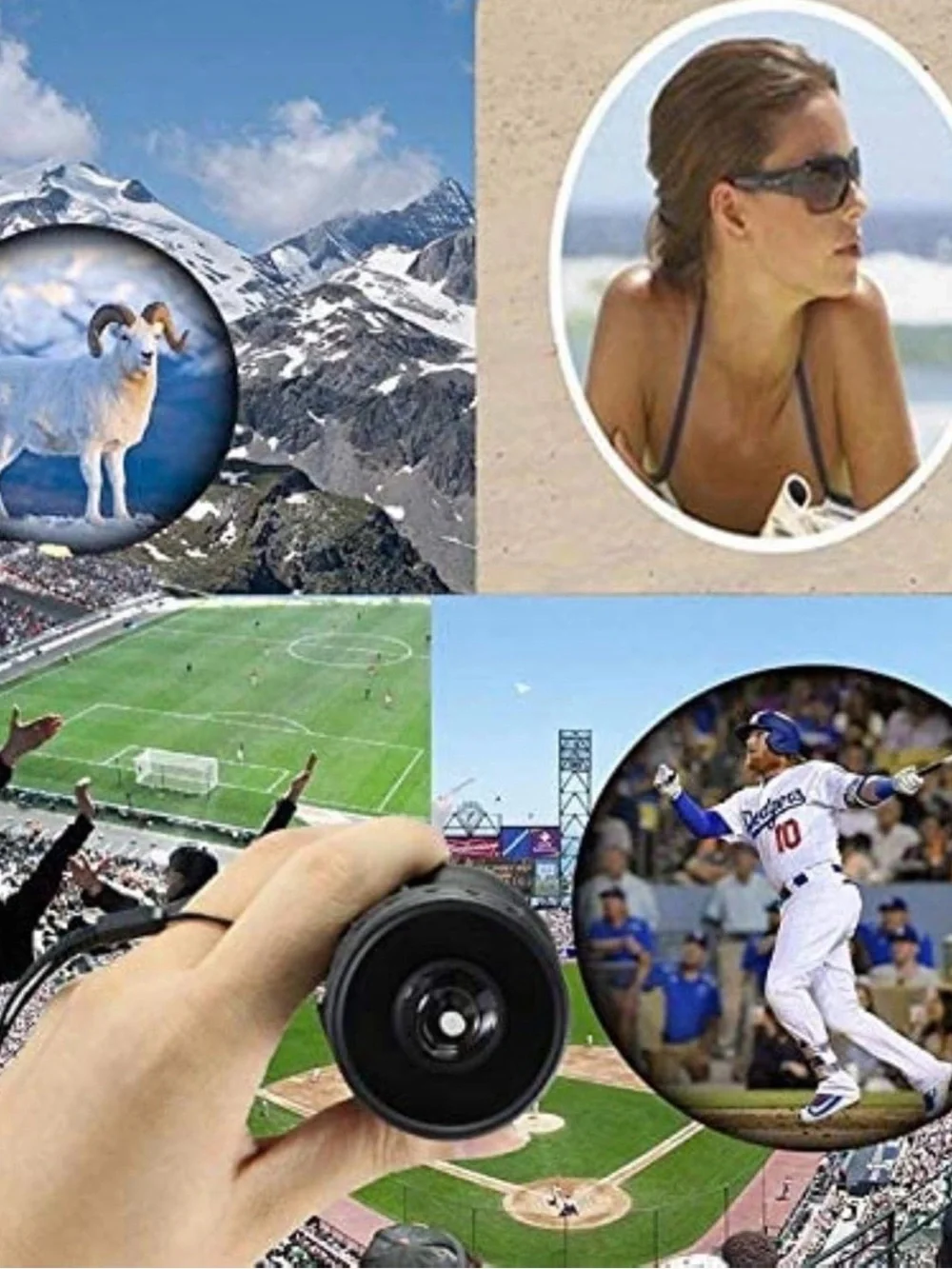 Powerful 10X42 Monocular Telescope Waterproof Long Range